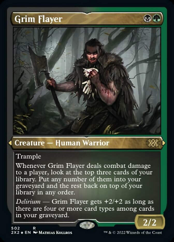 Grim Flayer (2X2) / Etched Foil