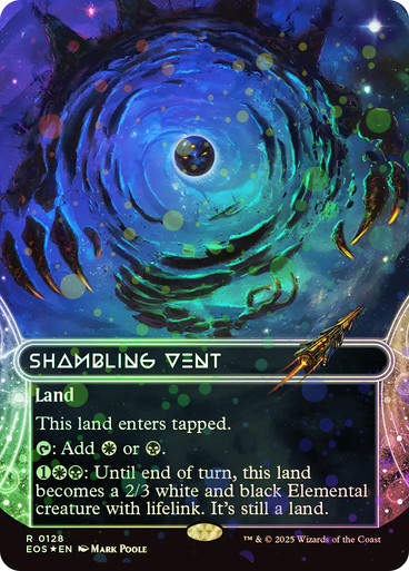 Shambling Vent (EOS) (128) / Borderless Galaxy Foil
