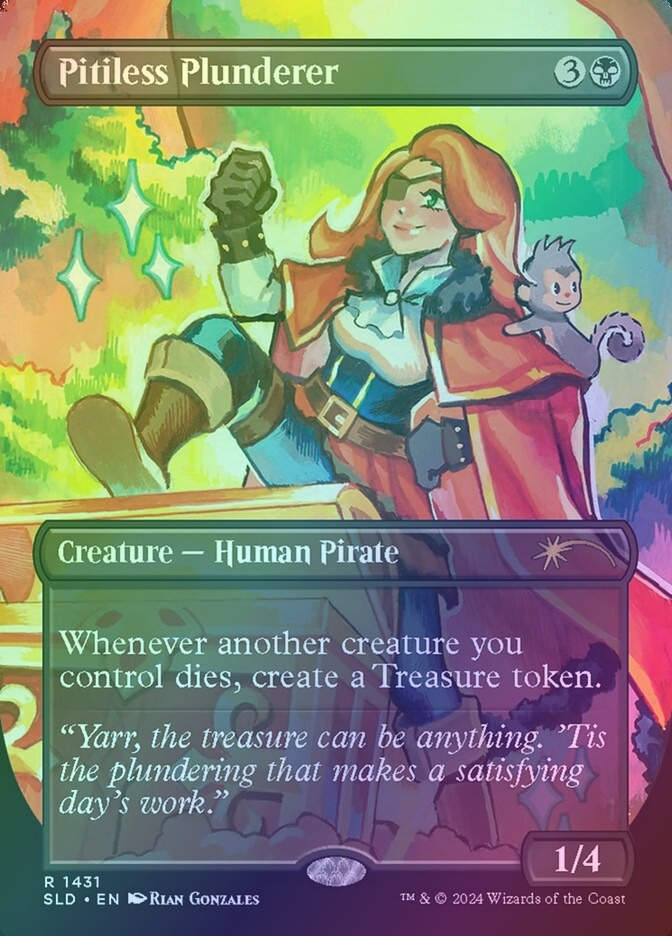 Pitiless Plunderer (SLD) (1431) / Borderless / Foil