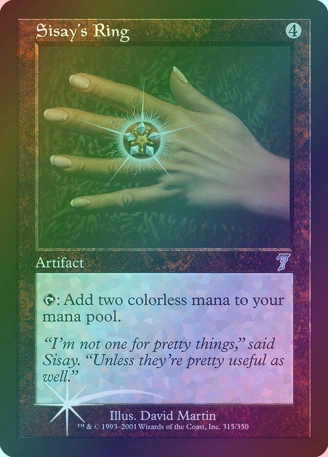 Sisay's Ring (7ED) (315★) / Foil