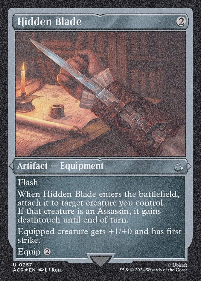 Hidden Blade (ACR) (257) / Foil Etched