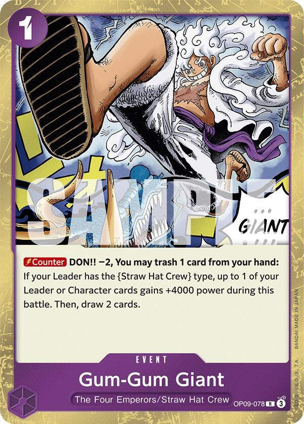 Gum-Gum Giant (OP09-078) / Foil
