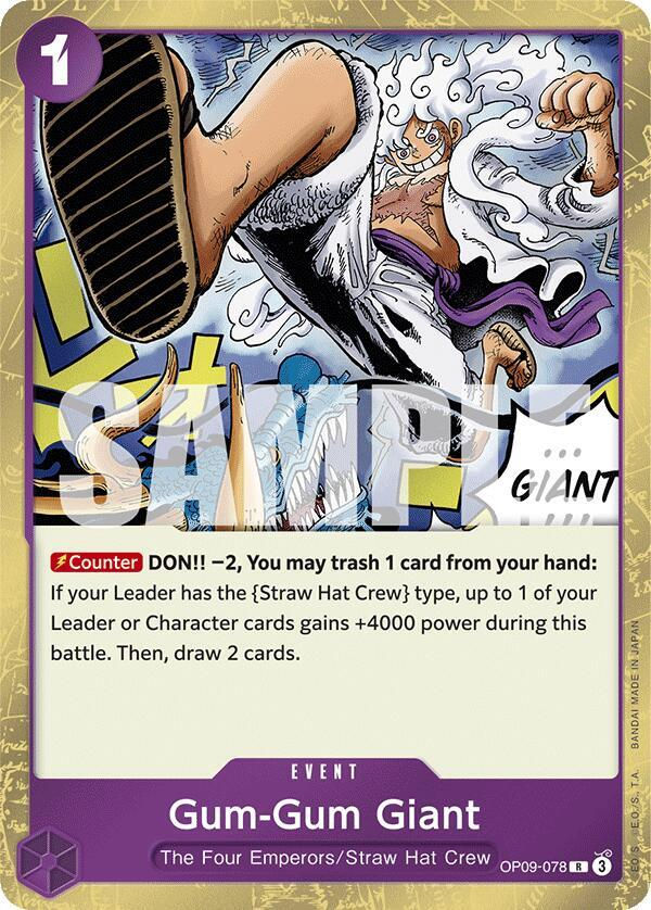 Gum-Gum Giant (OP09-078) / Foil