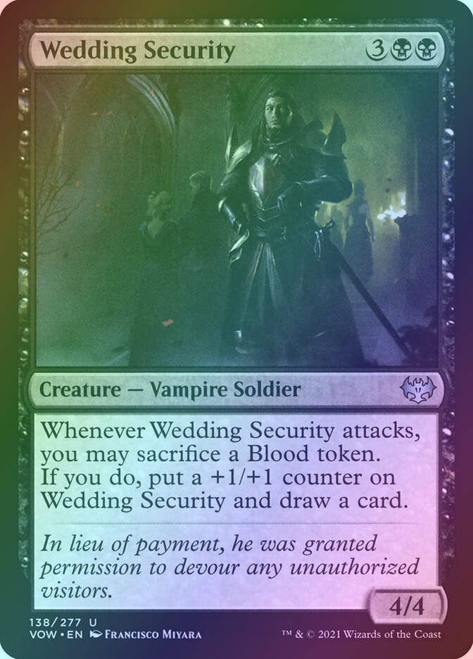 Wedding Security (VOW) (138) / Foil