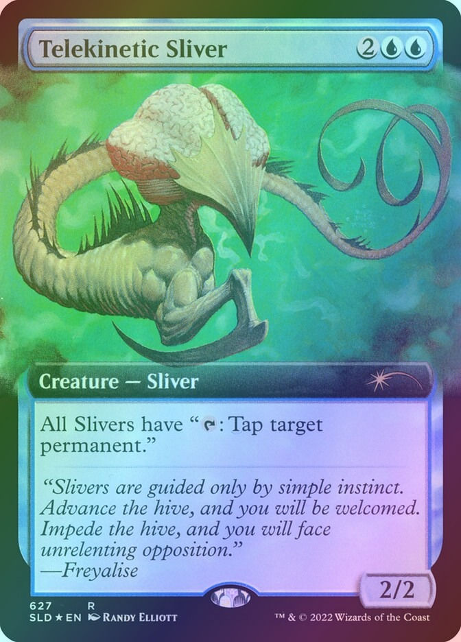 Telekinetic Sliver (SLD) (627) / Extended Art / Foil