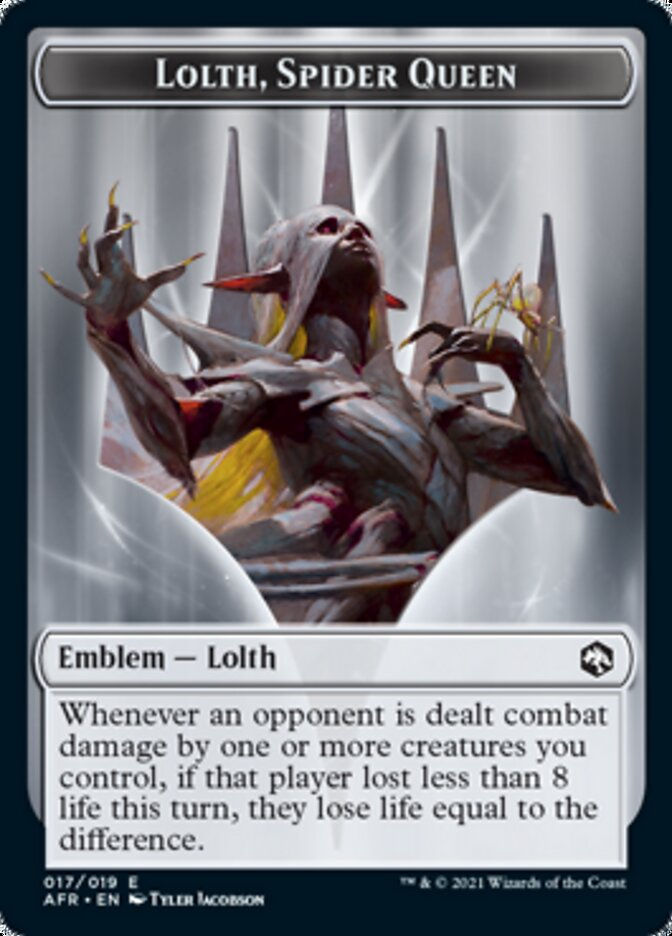 Token (Lolth, Spider Queen Emblem) (TAFR)