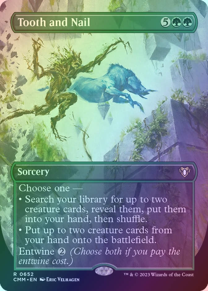 Tooth and Nail (CMM) (652) / Borderless / Foil