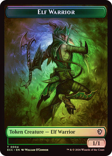 Elf Warrior // Plant (TECC) / Foil — cara 1 de 2