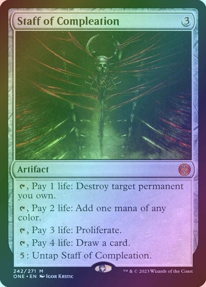 Staff of Compleation (ONE) (242) / Foil