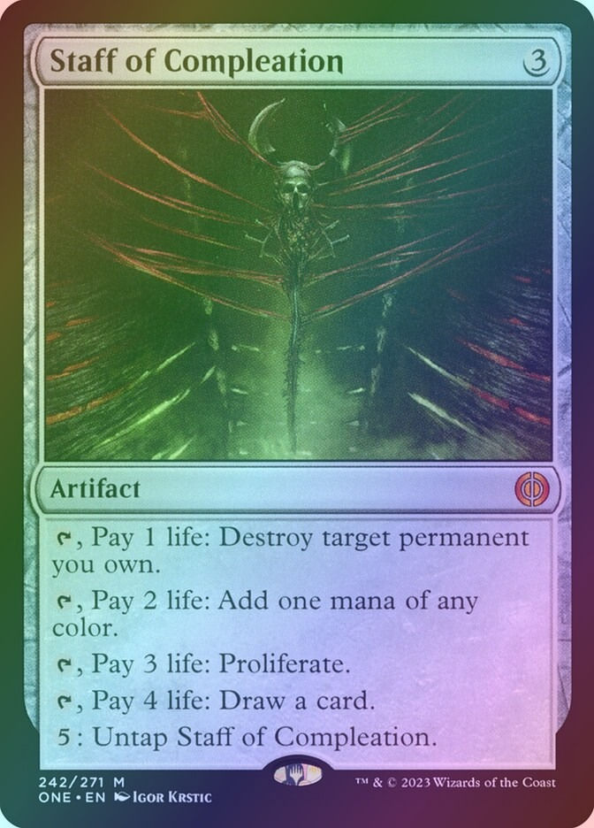 Staff of Compleation (ONE) (242) / Foil
