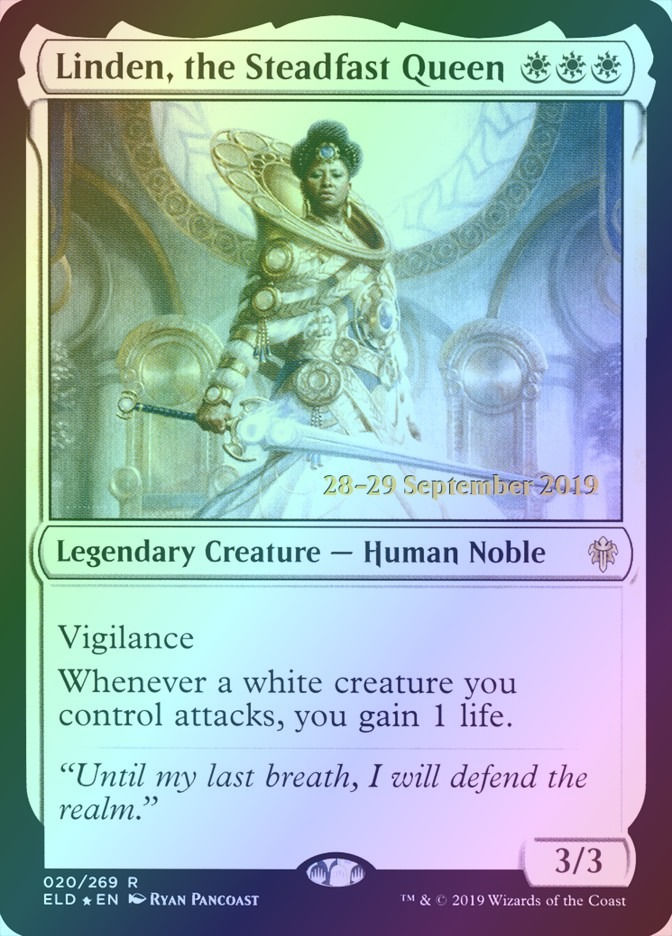 Linden, the Steadfast Queen (PELD) (20s) / Foil