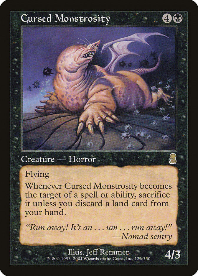 Cursed Monstrosity (ody)