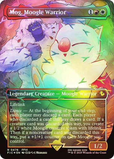 Mog, Moogle Warrior (FIC) (476) / Borderless / Foil