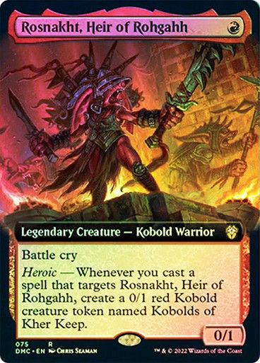 Rosnakht, Heir of Rohgahh (DMC) / Extended Art Foil