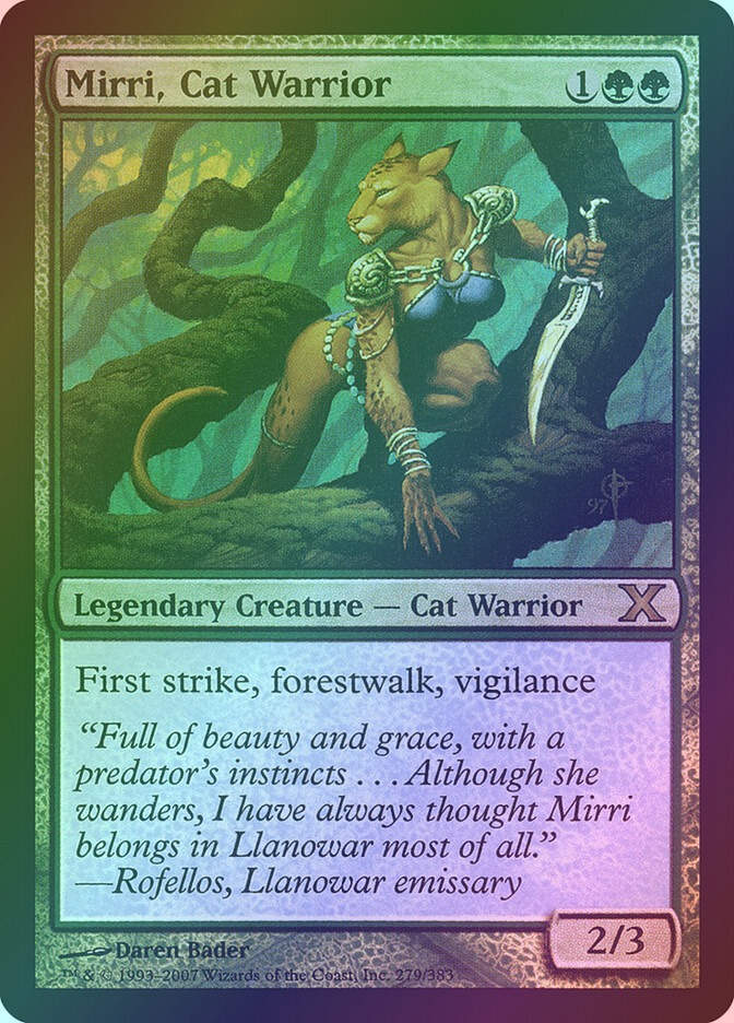 Mirri, Cat Warrior (10E) (279★) / Foil