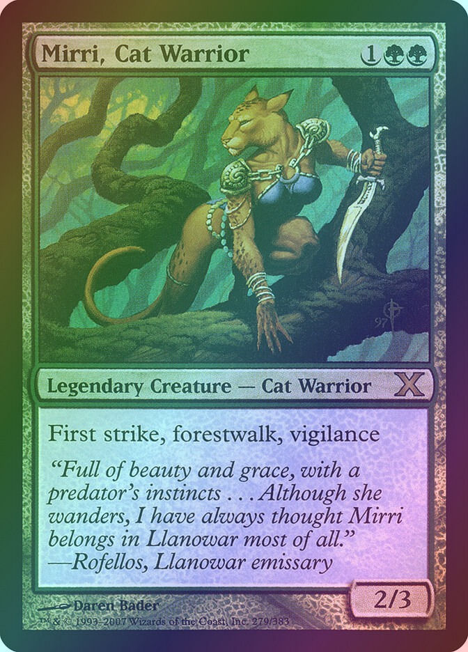 Mirri, Cat Warrior (10E) (279★) / Foil
