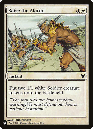 Raise the Alarm (PLST) (MD1-8)