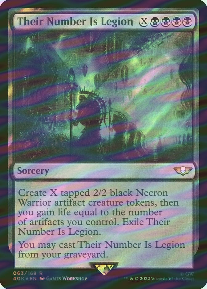Their Number Is Legion (40K) (63★) / Surge Foil