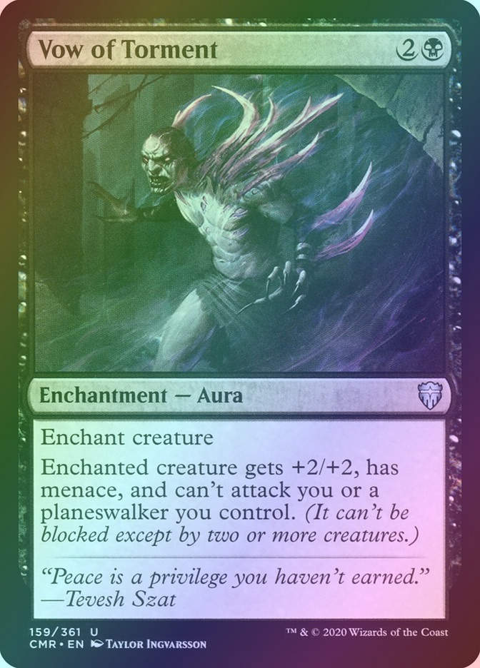 Vow of Torment (CMR) (159) / Foil