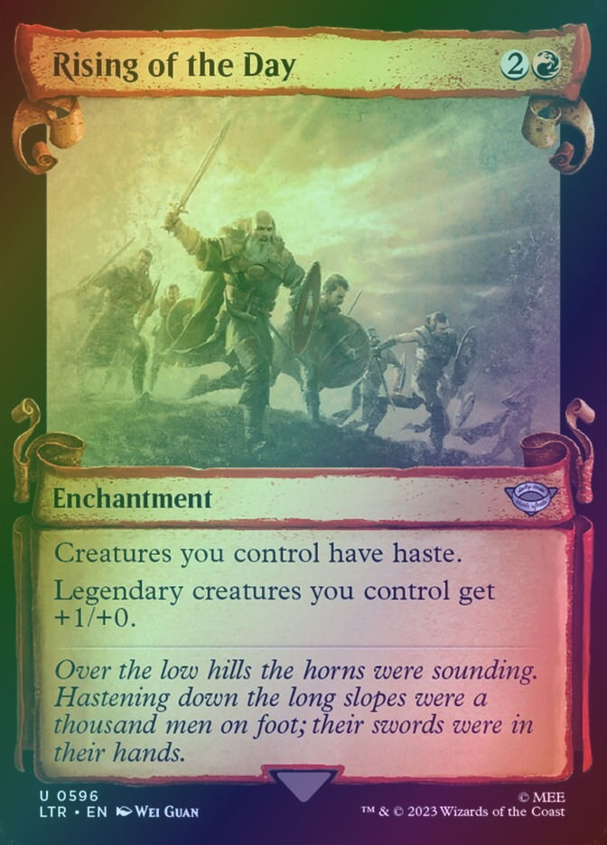 Rising of the Day (LTR) (596) / Showcase / Foil