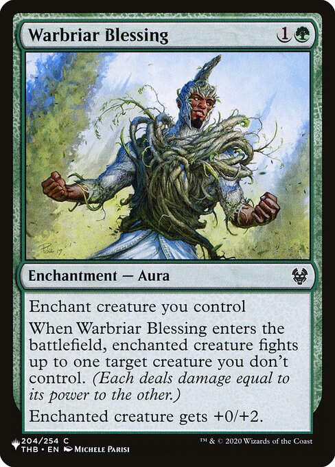 Warbriar Blessing (PLST) (THB-204)