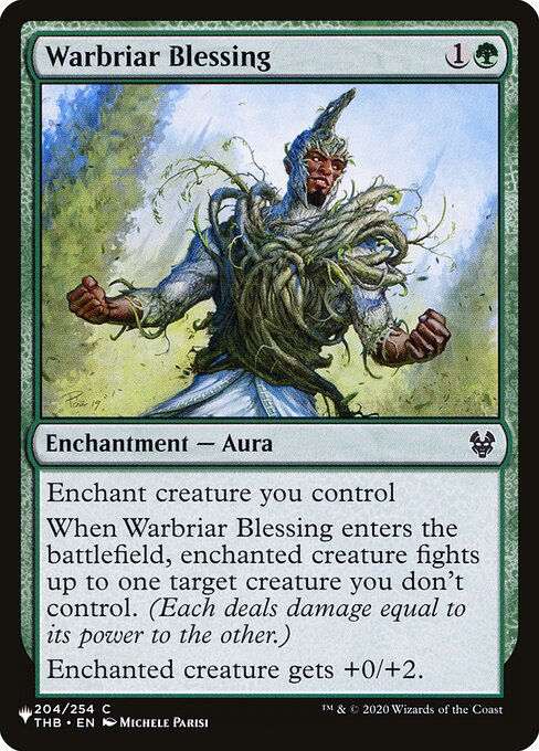 Warbriar Blessing (PLST) (THB-204)