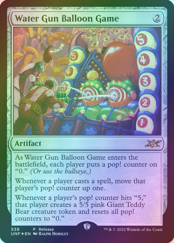 Water Gun Balloon Game (UNF) (538) / Foil