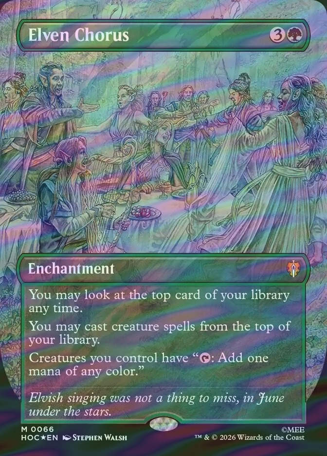 Elven Chorus (HOC) (66) / Surge Foil