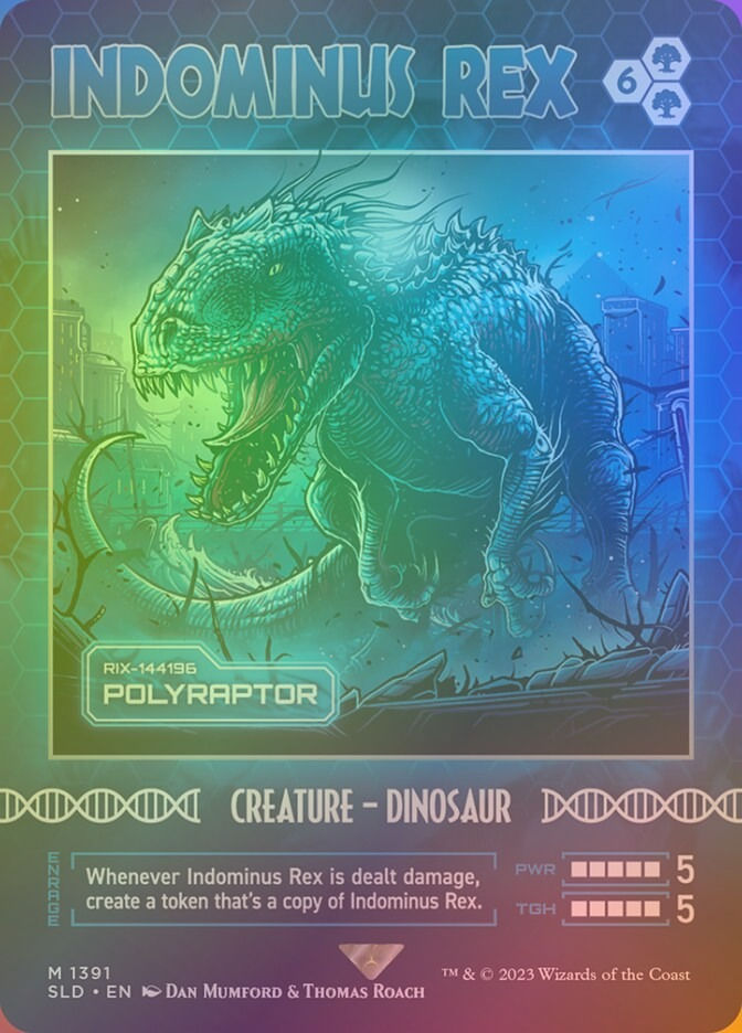 Polyraptor (SLD) (1391★) / Borderless / Rainbow Foil