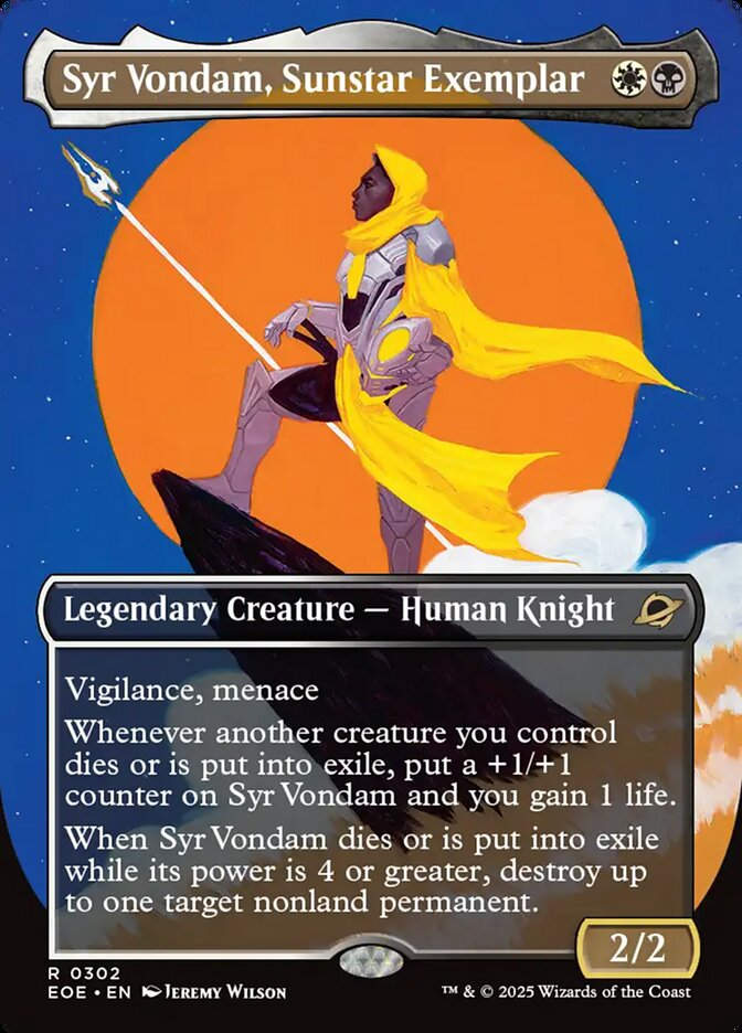 Syr Vondam, Sunstar Exemplar (EOE) (302)