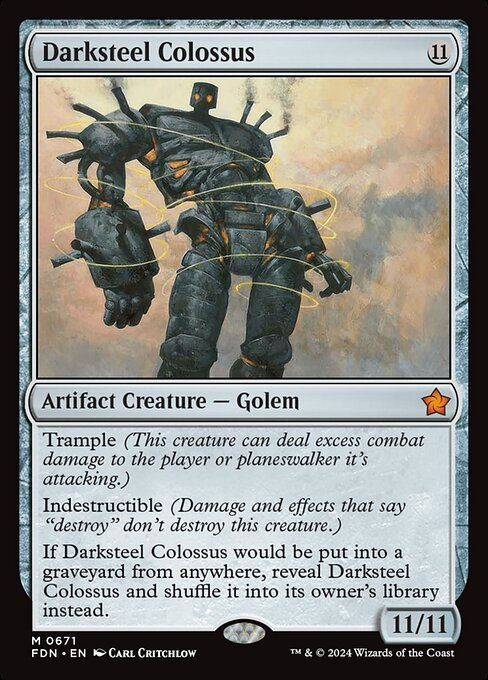Darksteel Colossus (FDN) (671) (Starter)
