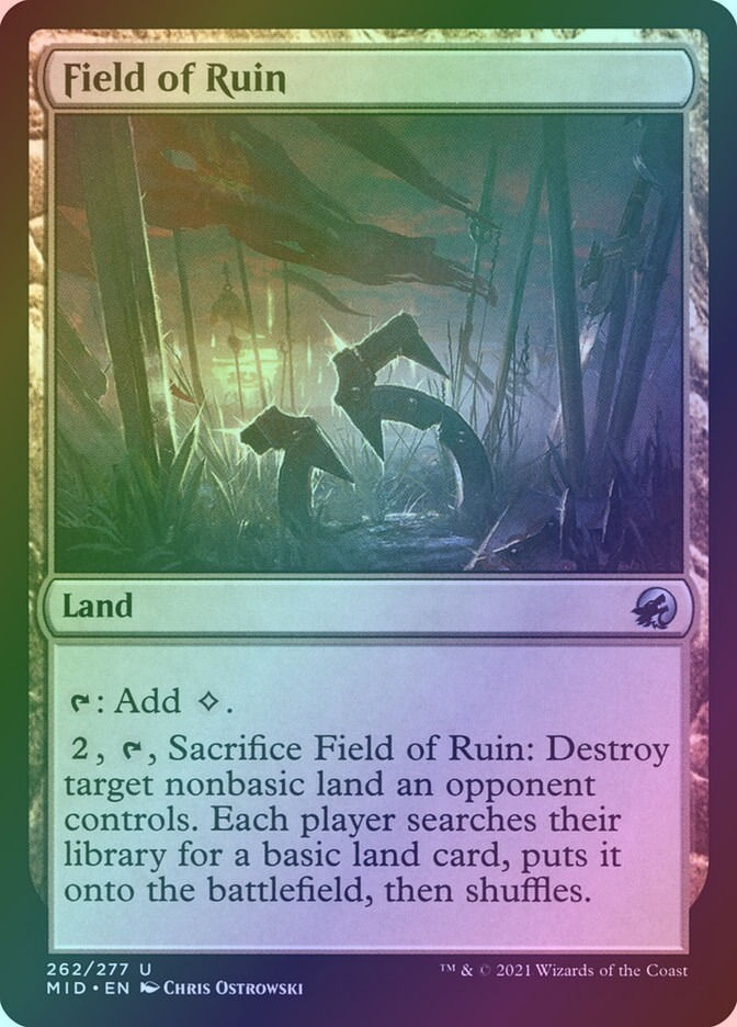 Field of Ruin (MID) (262) / Foil