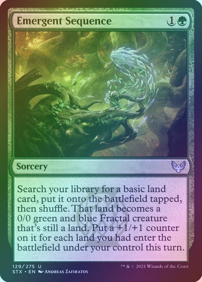 Emergent Sequence (STX) (129) / Foil