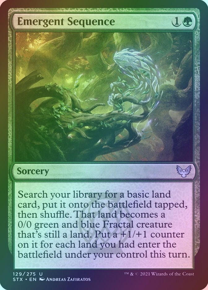 Emergent Sequence (STX) (129) / Foil