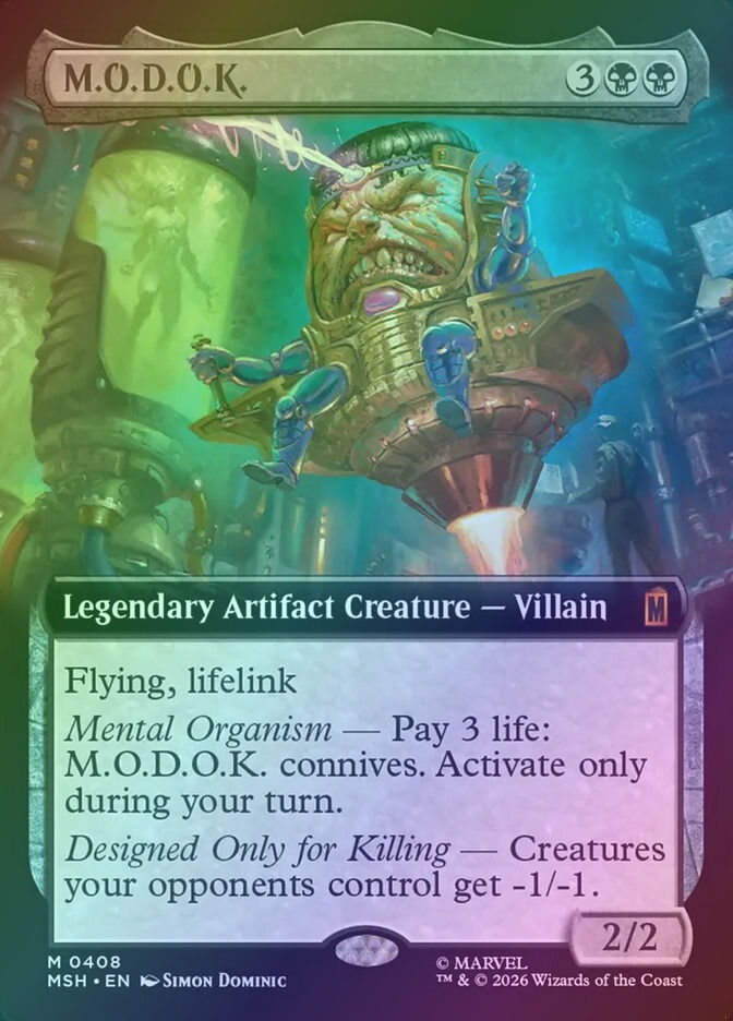 M.O.D.O.K. (MSH) (408) / Extended Art / Foil