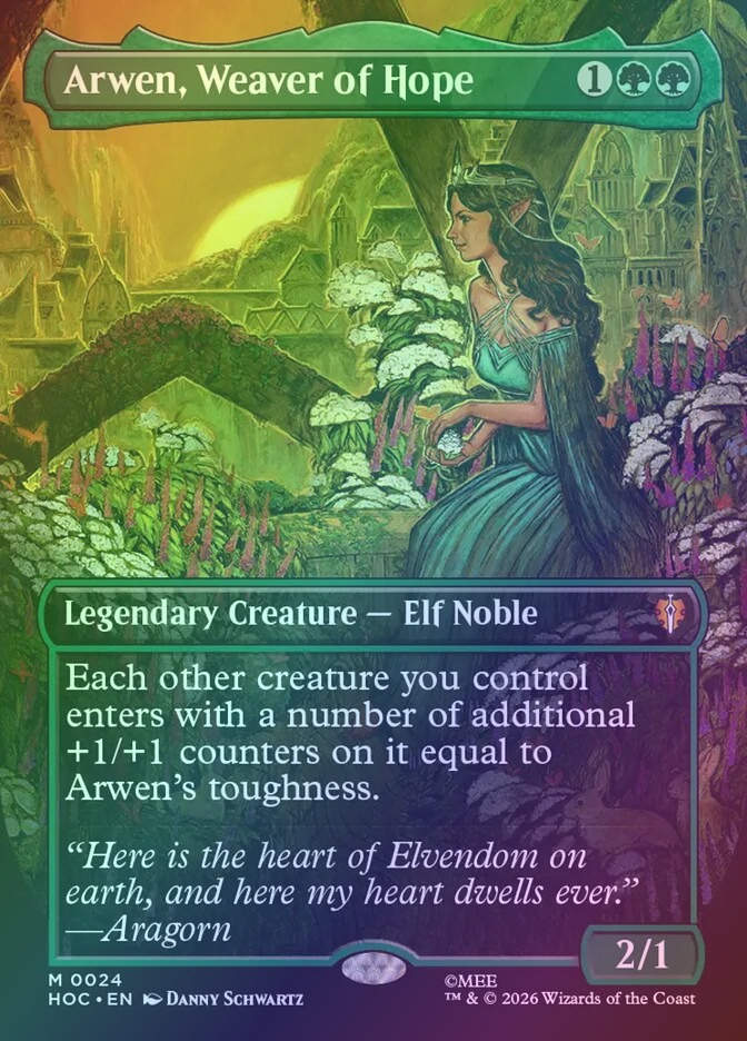Arwen, Weaver of Hope (HOC) (24) / Foil