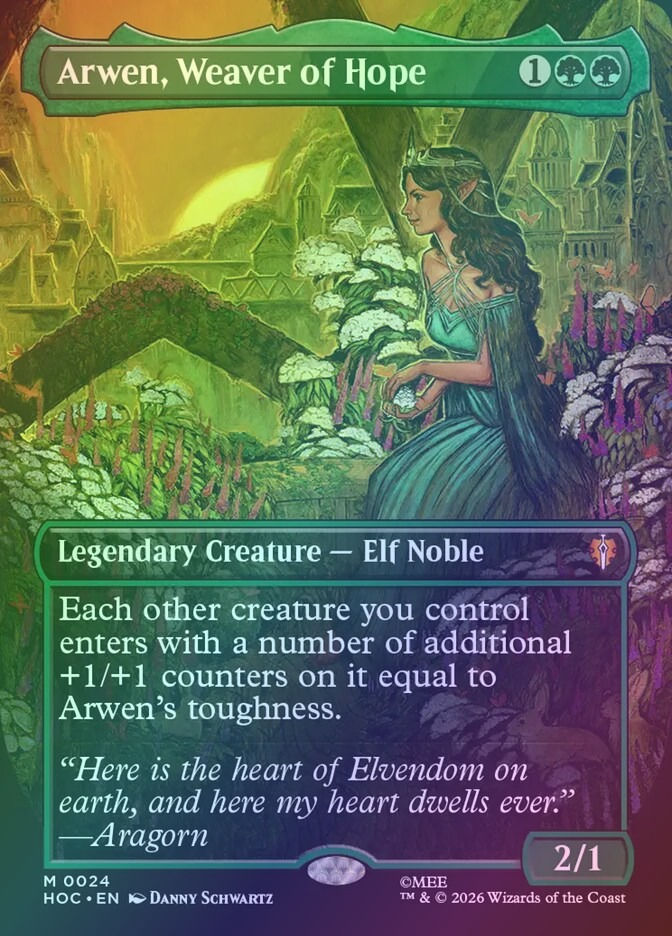 Arwen, Weaver of Hope (HOC) (24) / Foil