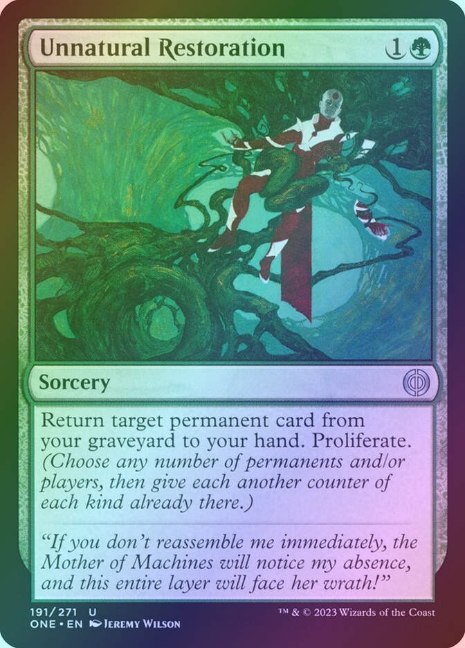 Unnatural Restoration (ONE) (191) / Foil