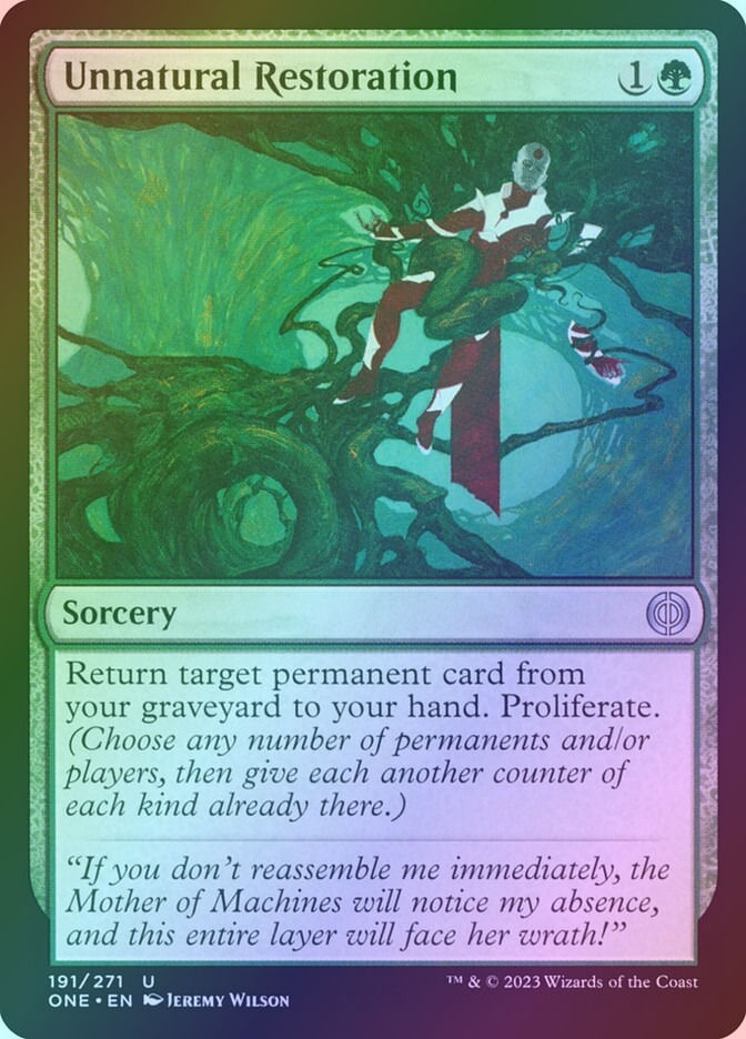Unnatural Restoration (ONE) (191) / Foil