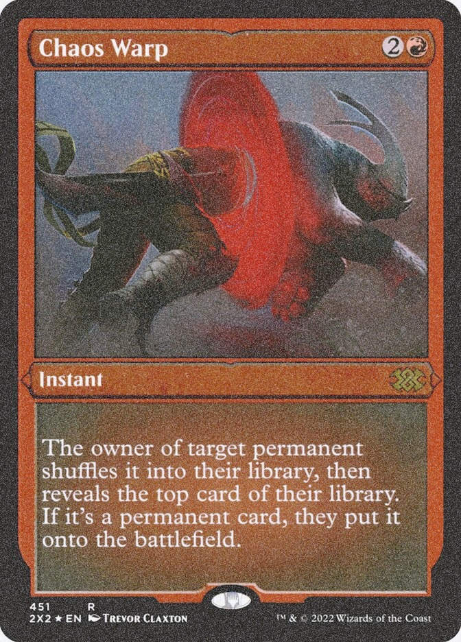 Chaos Warp (2X2) (451) / Foil Etched