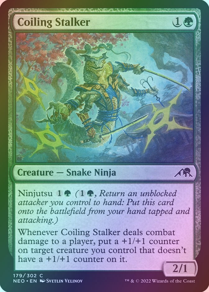 Coiling Stalker (NEO) (179) / Foil