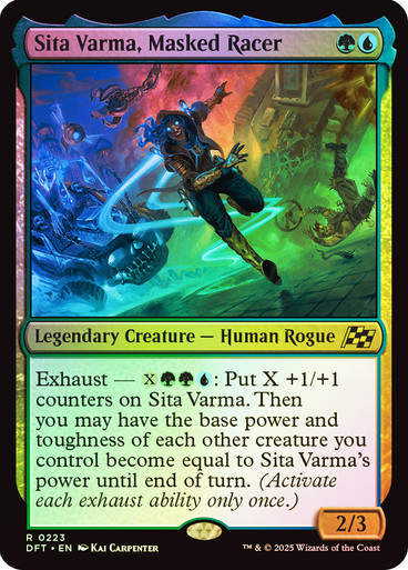 Sita Varma, Masked Racer (DFT) (223) / Foil