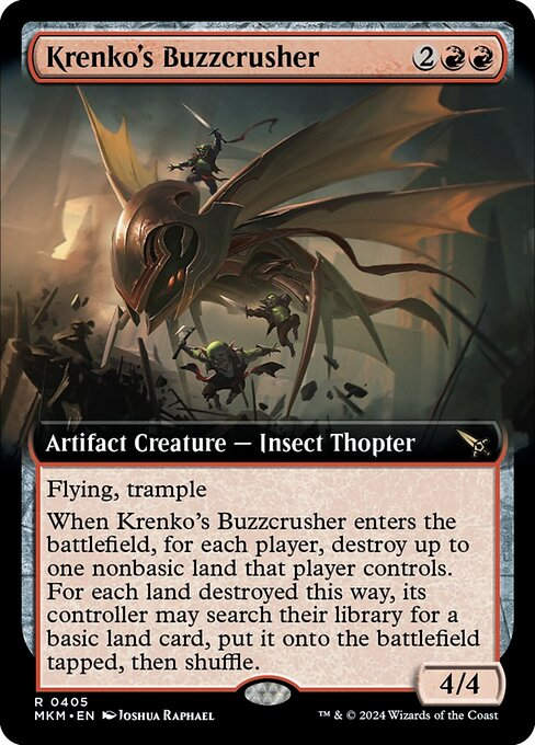 Krenko's Buzzcrusher (mkm) (405) / Extended Art