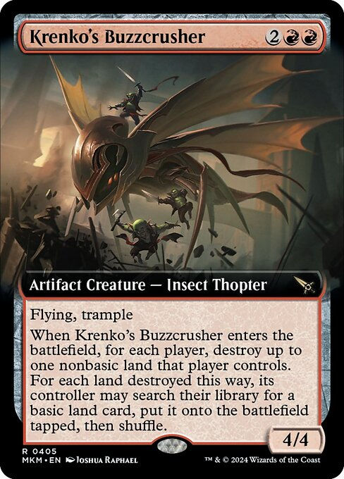 Krenko's Buzzcrusher (mkm) (405) / Extended Art
