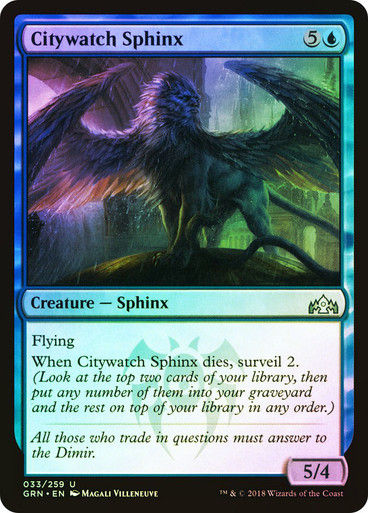 Citywatch Sphinx (GRN) (33) / Foil