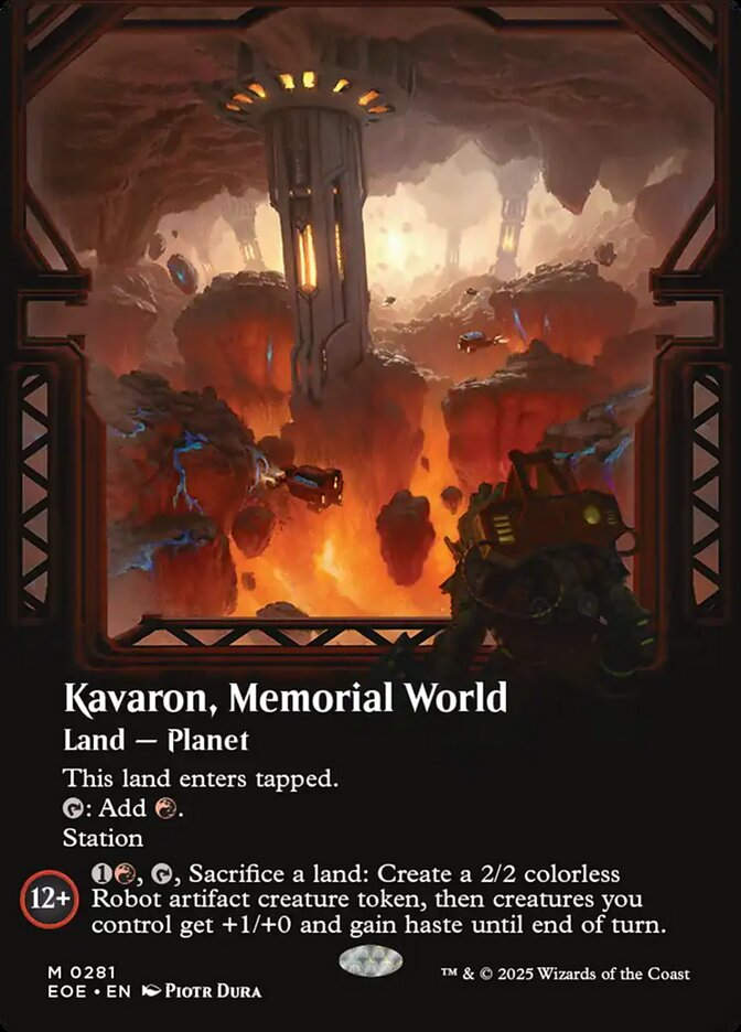 Kavaron, Memorial World (EOE) (281) / Borderless / Extended Art