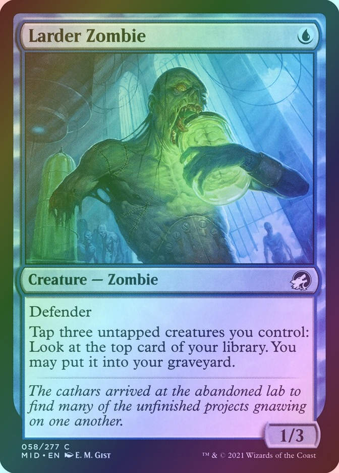 Larder Zombie (MID) (58) / Foil