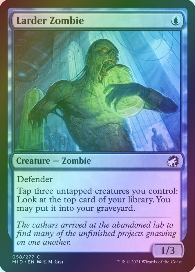 Larder Zombie (MID) (58) / Foil