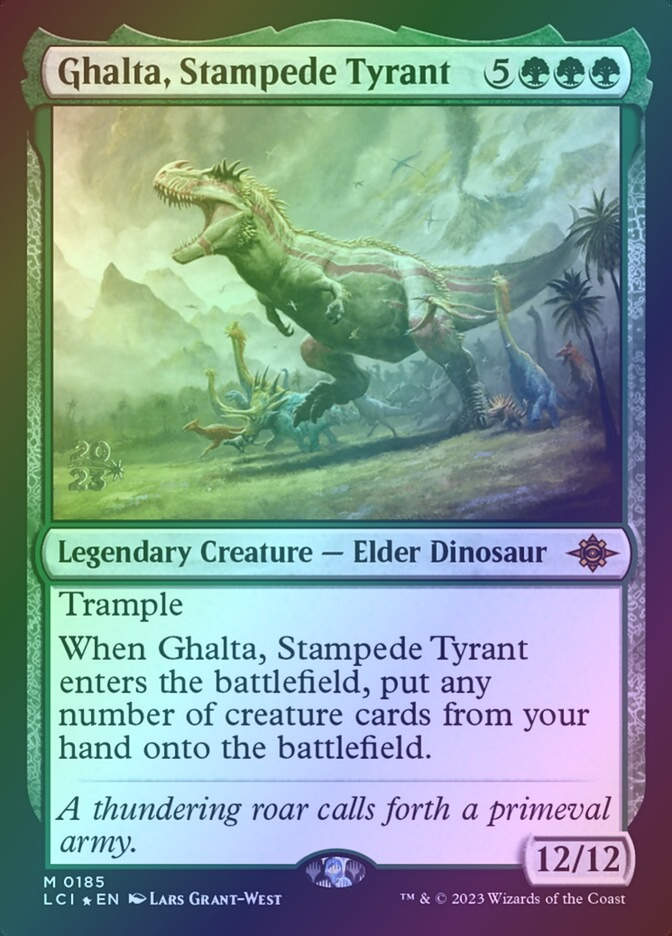 Ghalta, Stampede Tyrant (PLCI) (185s) / Foil