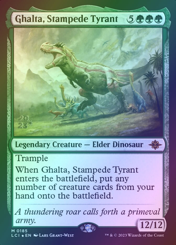 Ghalta, Stampede Tyrant (PLCI) (185s) / Foil